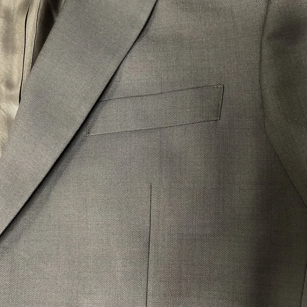 Jos A Bank Mens Blazer Career Suit Single Breasted 42 R Gray Wool Cashmere Blend